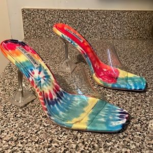 Summer Slip On Tie Dye Heel